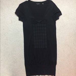 Ted Baker short sleeve bow front sweater dress